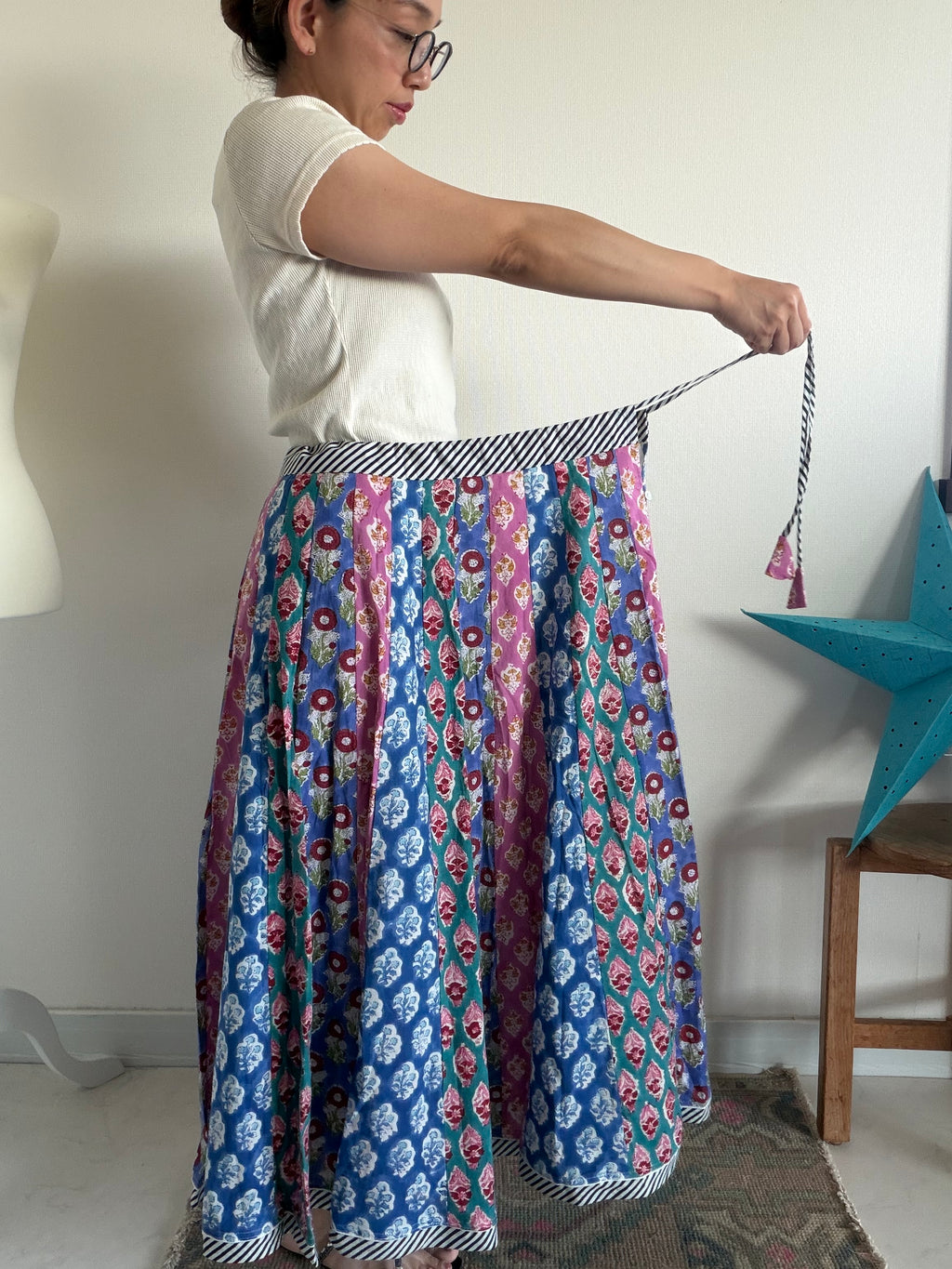 カラフルパッチワーク88cm